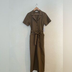 Reformation Terra Jumpsuit in Khaki